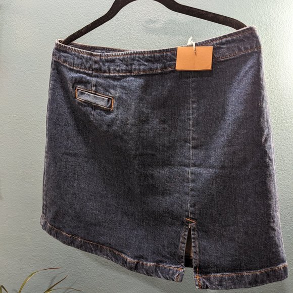 NWOT Reformation Freda Denim Mini Skirt size 30 - Picture 6 of 7